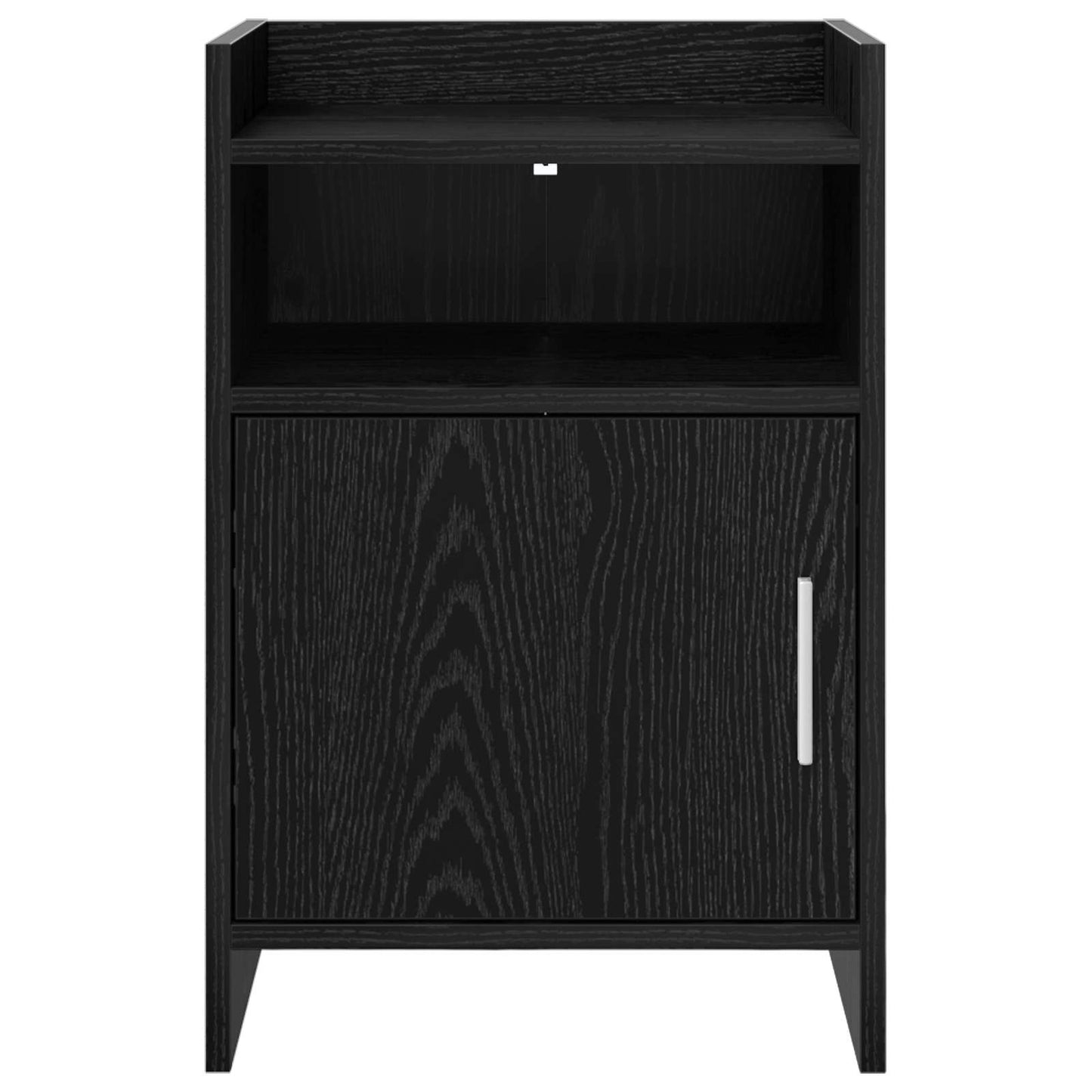 vidaXL Κομοδίνα 2 τμχ. Μαύρη Δρυς 40 x 36 x 60 εκ Επεξεργασμένο Ξύλο