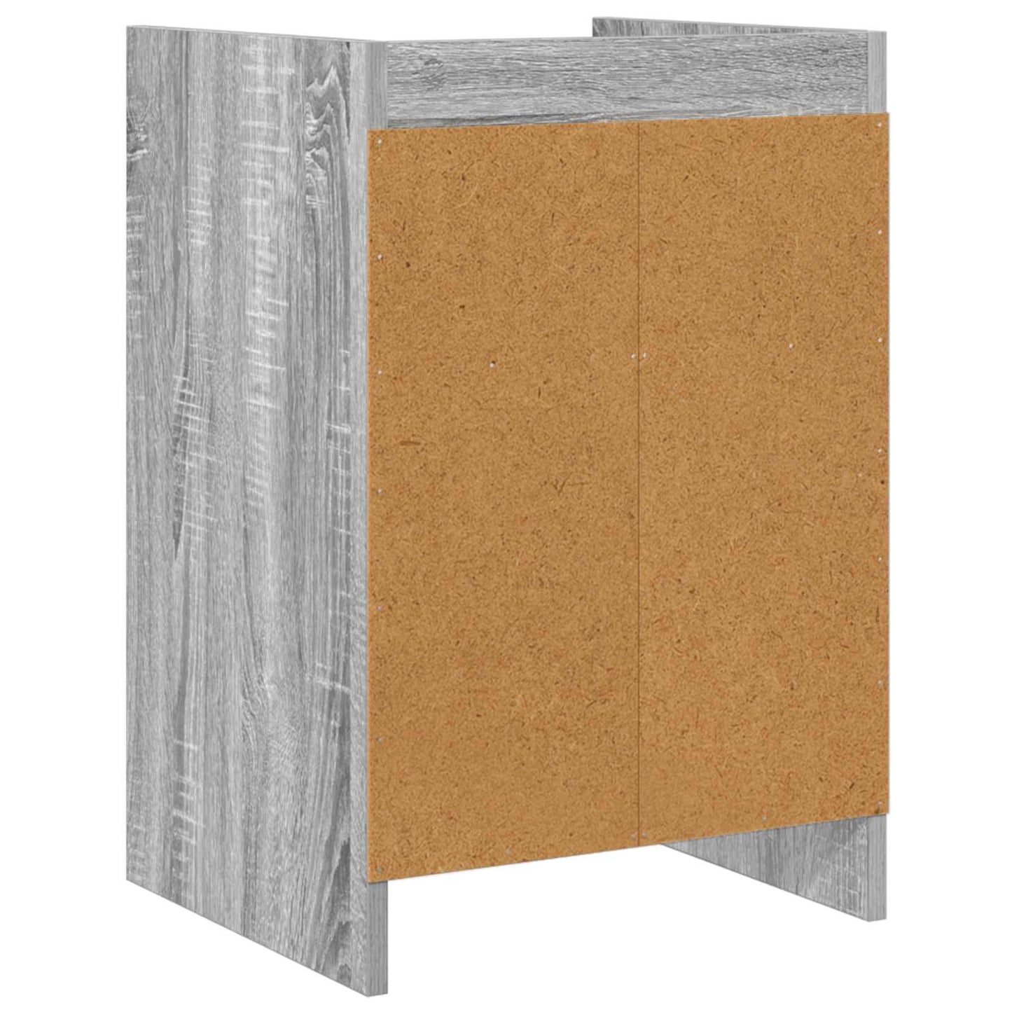 vidaXL Κομοδίνα Γκρι Sonoma 40 x 36 x 60 εκ Επεξεργασμένο Ξύλο