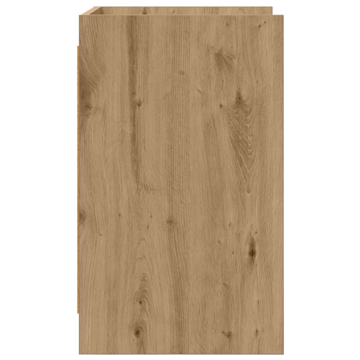 vidaXL Κομοδίνα Artisan Δρυς 40 x 36 x 60 εκ Επεξεργασμένο Ξύλο