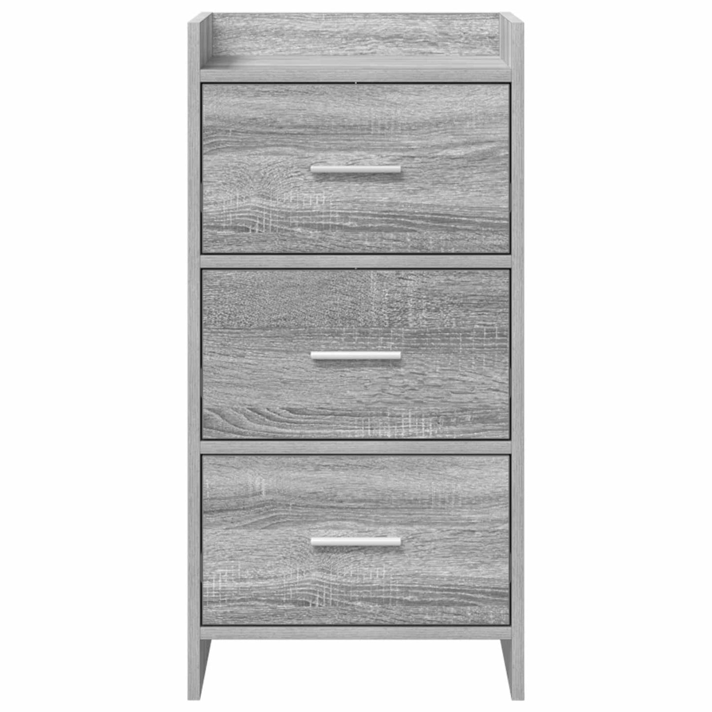 vidaXL Πλαϊνό γραφείο Γκρι Sonoma 40 x 36 x 80 εκ Επεξεργασμένο Ξύλο