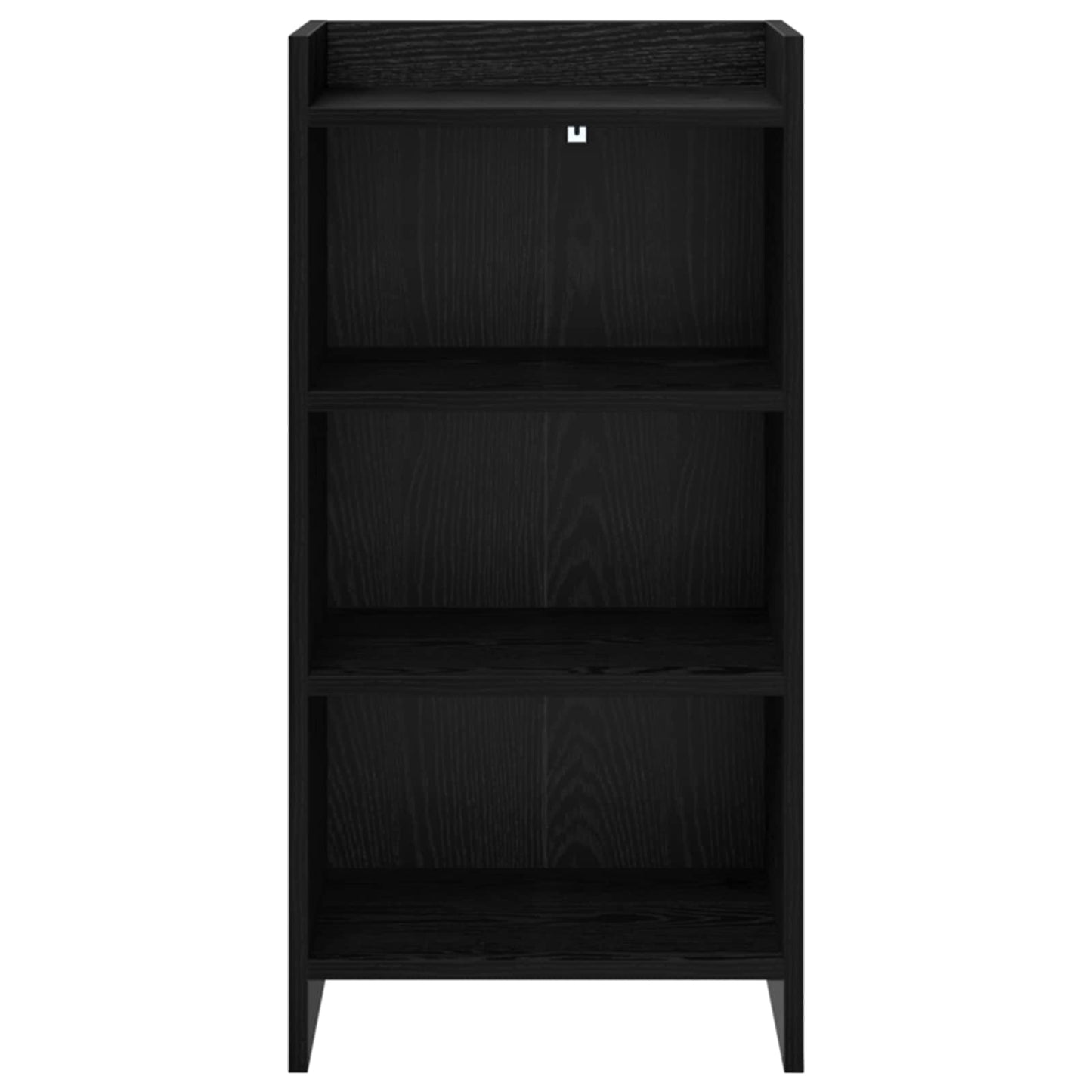 vidaXL Πλαϊνό γραφείο Μαύρη Δρυς 40 x 36 x 80 εκ Επεξεργασμένο Ξύλο