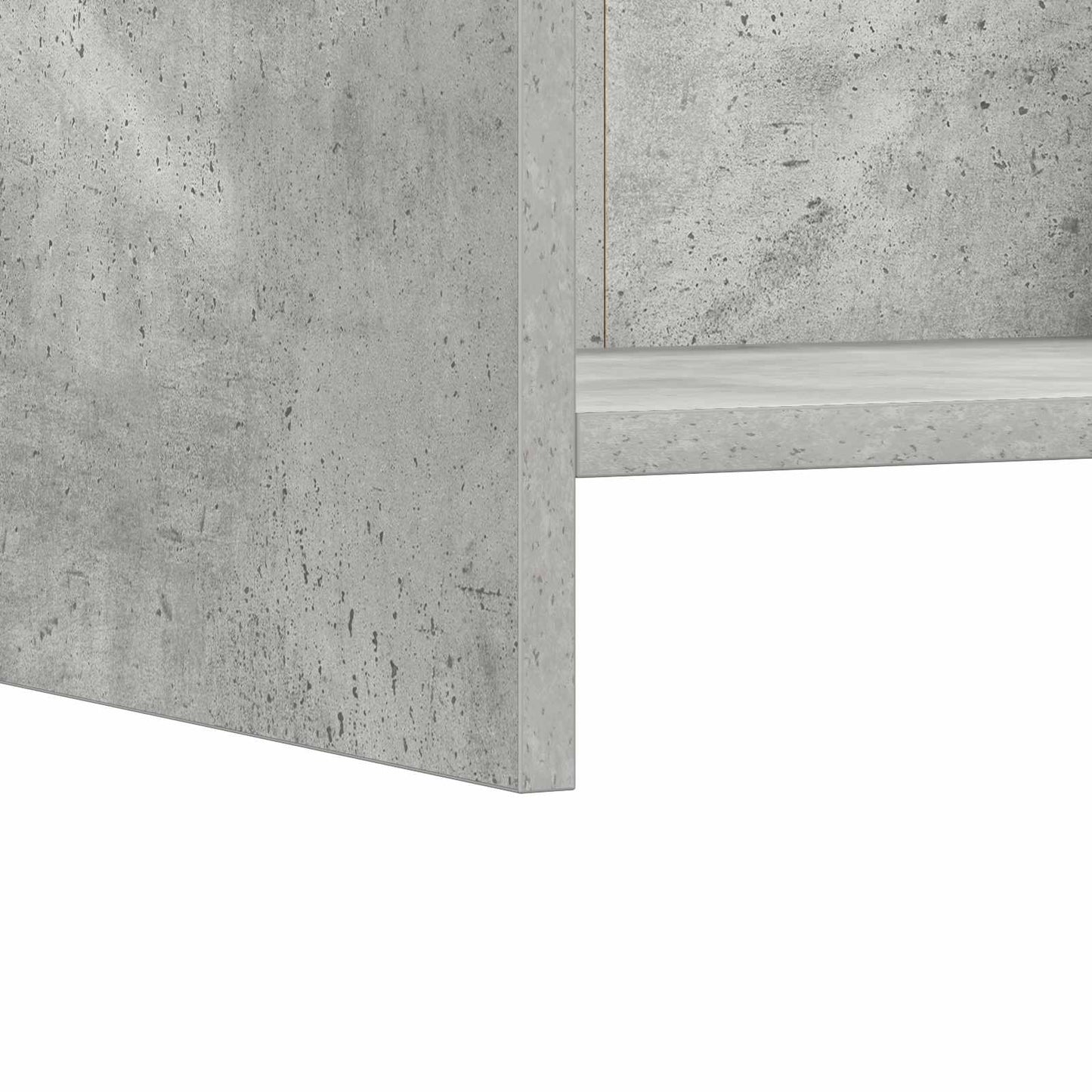 vidaXL Πλαϊνό γραφείο Γκρι Σκυροδέματος 40 x 36 x 80 εκ