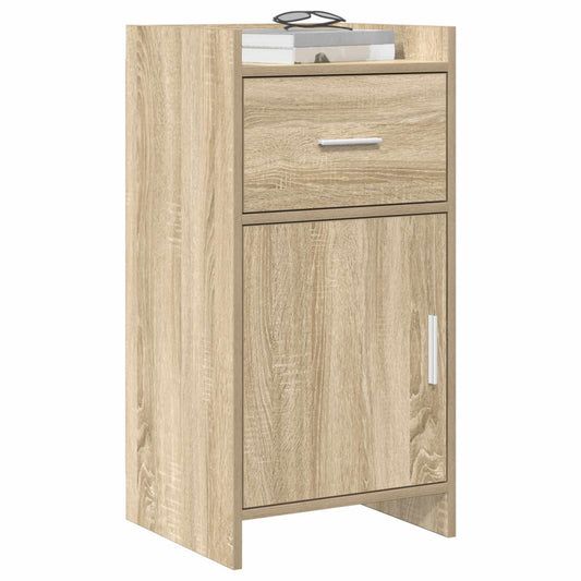 vidaXL Πλαϊνό γραφείο Sonoma Δρυς 40 x 36 x 80 εκ Επεξεργασμένο Ξύλο