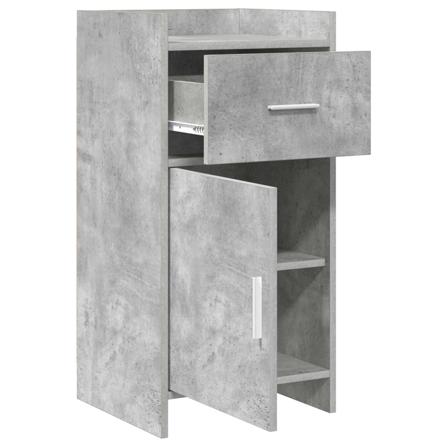 vidaXL Πλαϊνό γραφείο Γκρι Σκυροδέματος 40 x 36 x 80 εκ