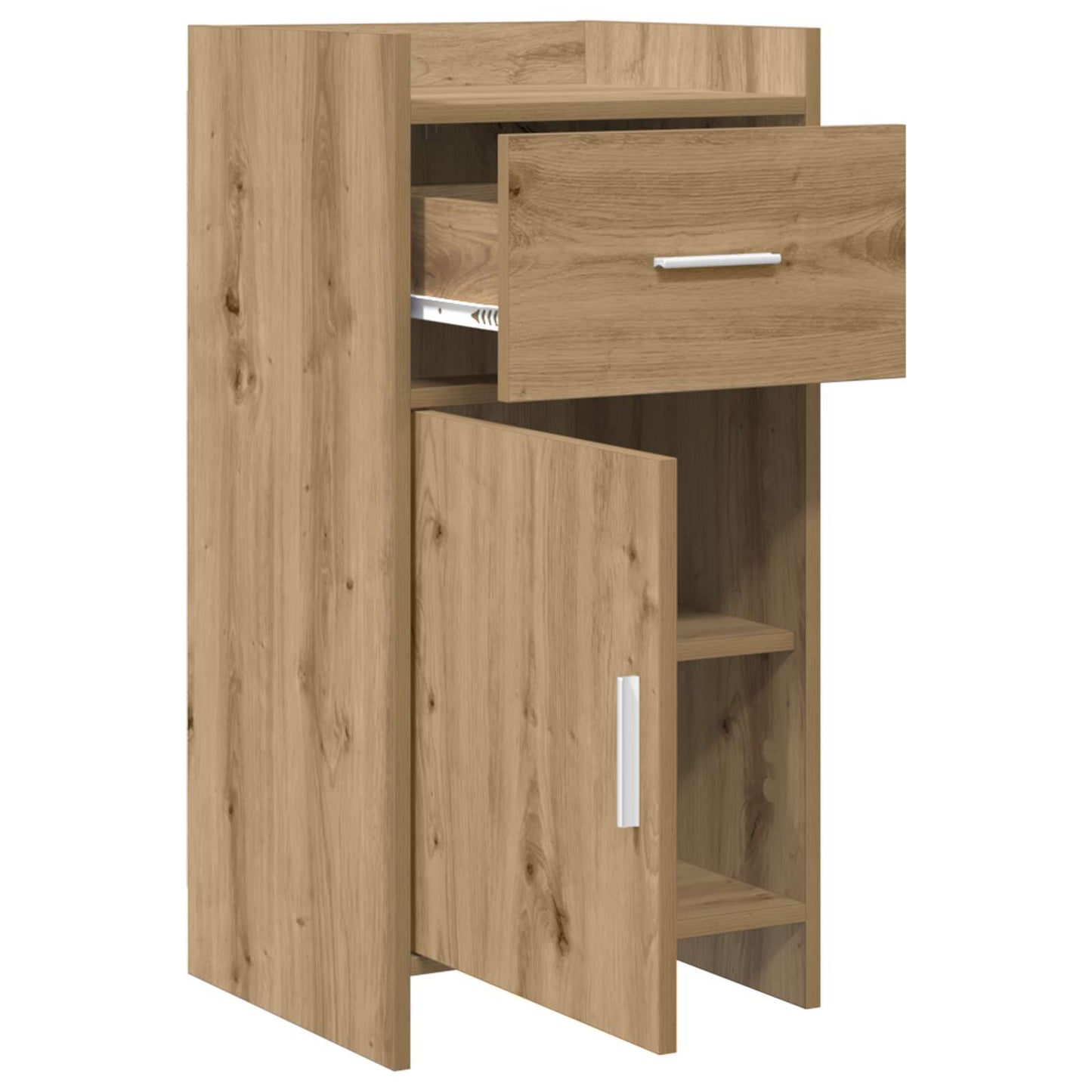 vidaXL Πλαϊνό γραφείο Artisan Δρυς 40 x 36 x 80 εκ Επεξεργασμένο Ξύλο