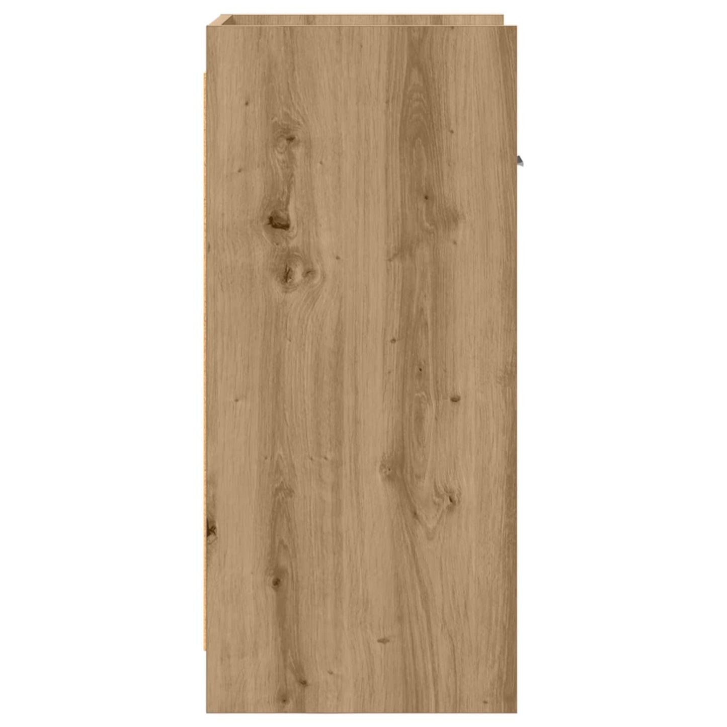 vidaXL Πλαϊνό γραφείο Artisan Δρυς 40 x 36 x 80 εκ Επεξεργασμένο Ξύλο
