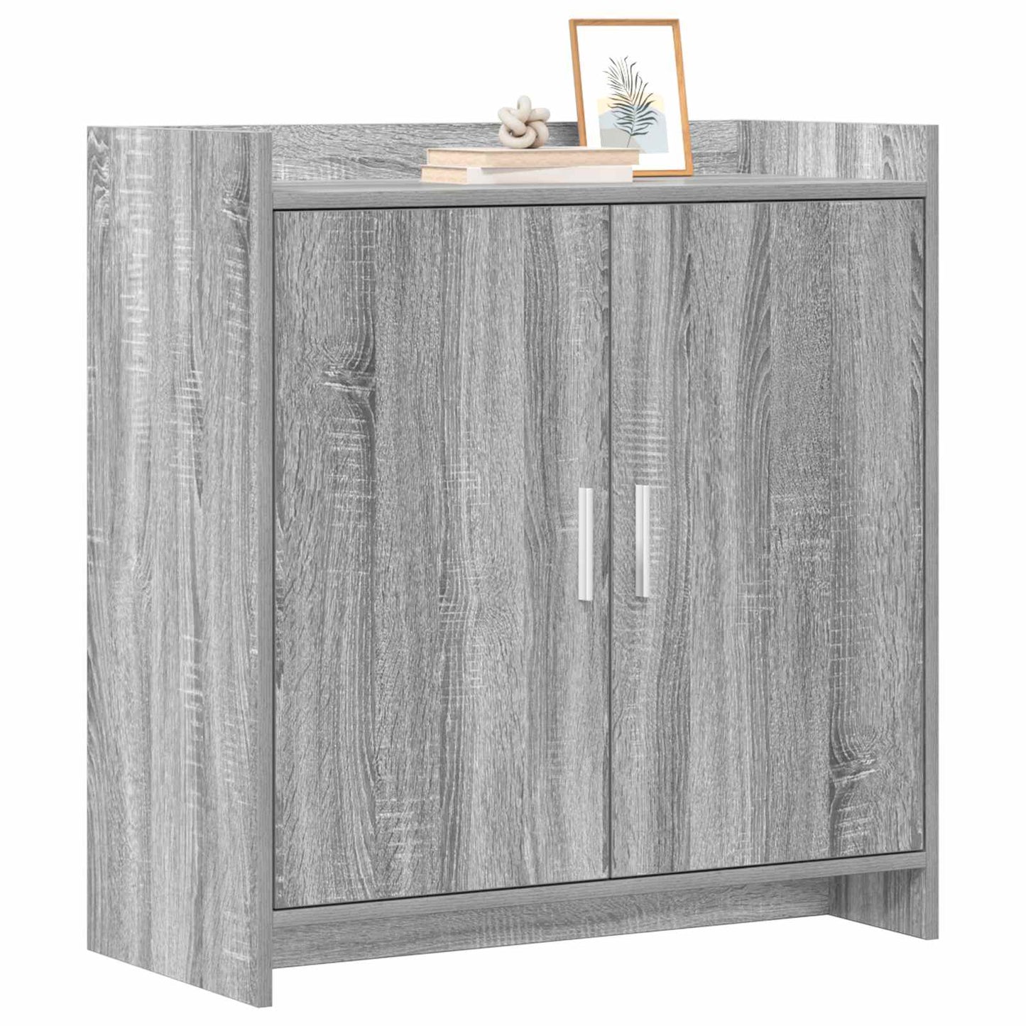 vidaXL Πλαϊνό γραφείο Γκρι Sonoma 72 x 36 x 80 εκ. Επεξεργασμένο Ξύλο