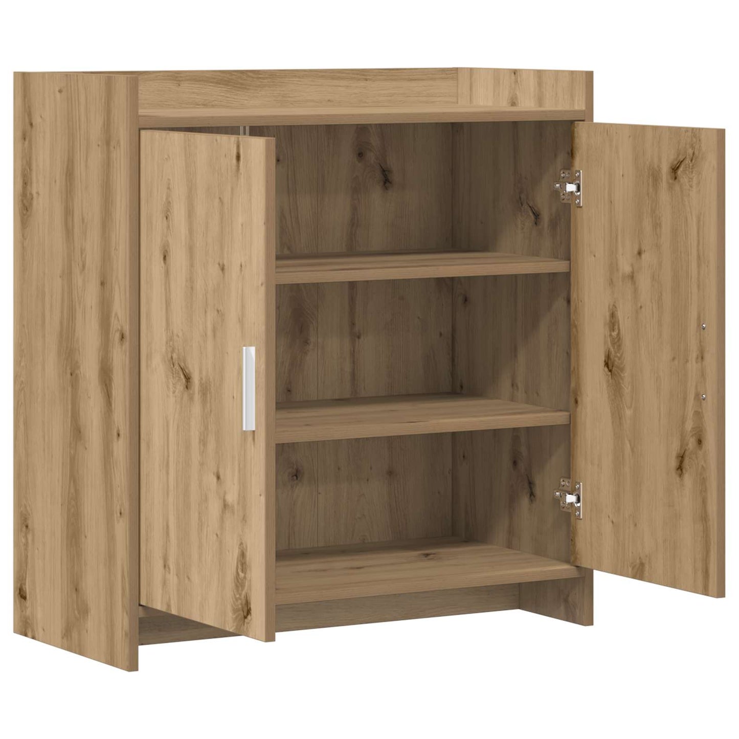 vidaXL Πλαϊνό γραφείο Artisan Δρυς 72 x 36 x 80 εκ. Επεξεργασμένο Ξύλο