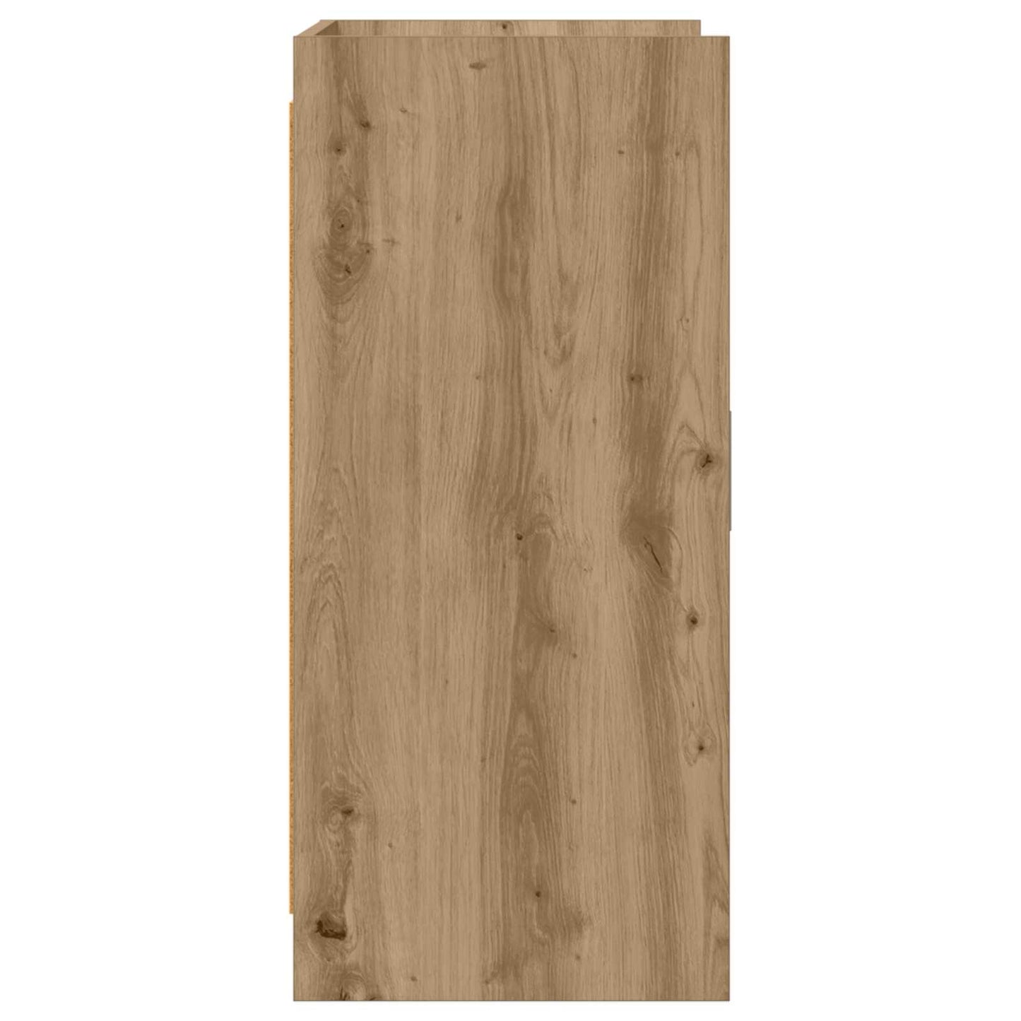 vidaXL Πλαϊνό γραφείο Artisan Δρυς 72 x 36 x 80 εκ. Επεξεργασμένο Ξύλο