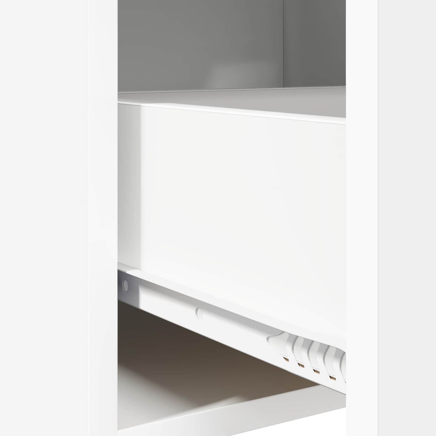 vidaXL Πλαϊνό γραφείο Λευκό 75 x 33 x 80 εκ Επεξεργασμένο Ξύλο