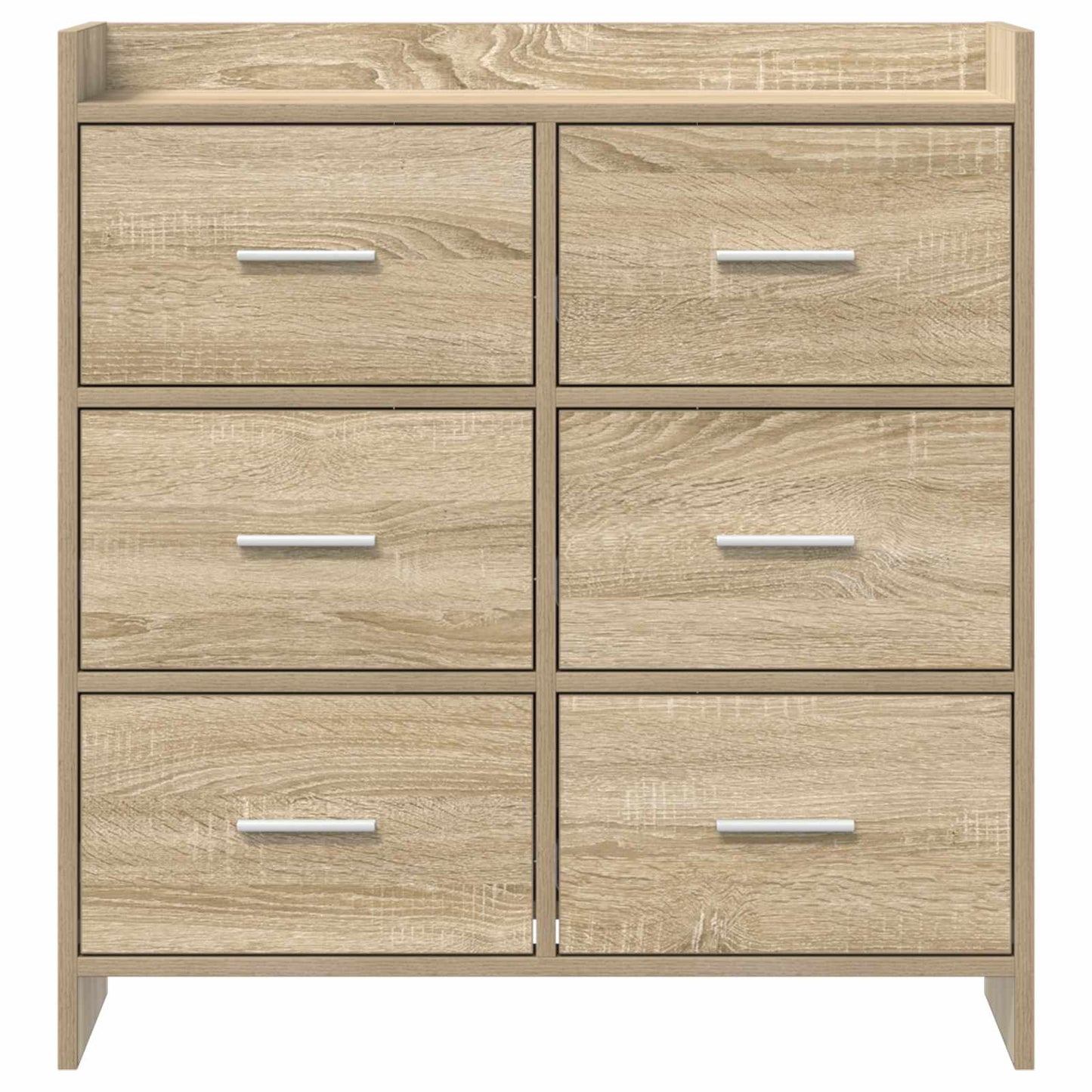 vidaXL Πλαϊνό γραφείο Sonoma Δρυς 75 x 33 x 80 εκ Επεξεργασμένο Ξύλο