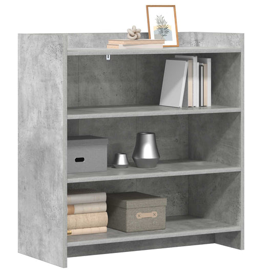 vidaXL Πλαϊνό γραφείο Γκρι Σκυροδέματος 75 x 36 x 80 εκ