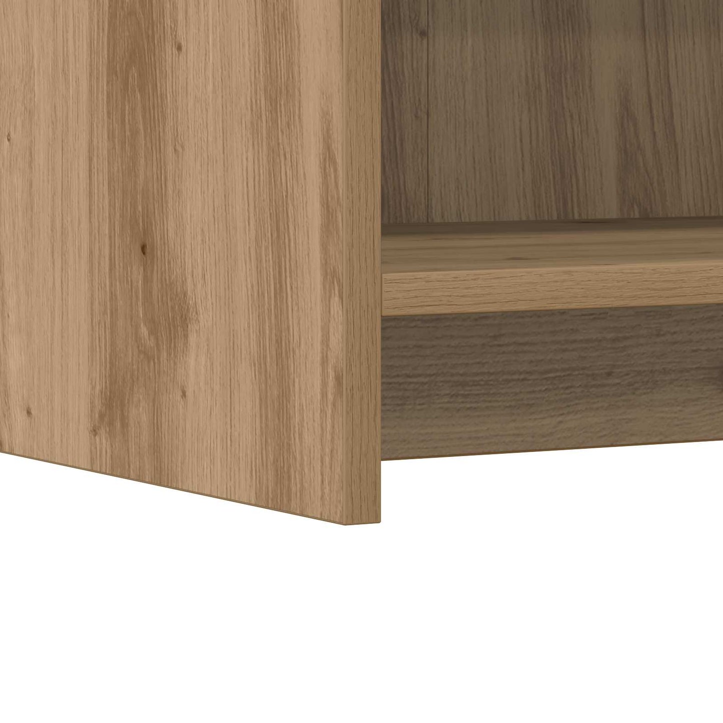 vidaXL Πλαϊνό γραφείο Artisan Δρυς 75 x 36 x 80 εκ Επεξεργασμένο Ξύλο