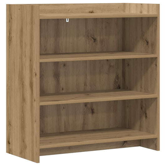 vidaXL Πλαϊνό γραφείο Artisan Δρυς 75 x 36 x 80 εκ Επεξεργασμένο Ξύλο