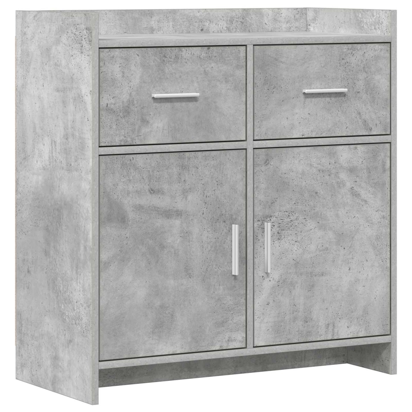 vidaXL Πλαϊνό γραφείο Γκρι Σκυροδέματος 75 x 36 x 80 εκ