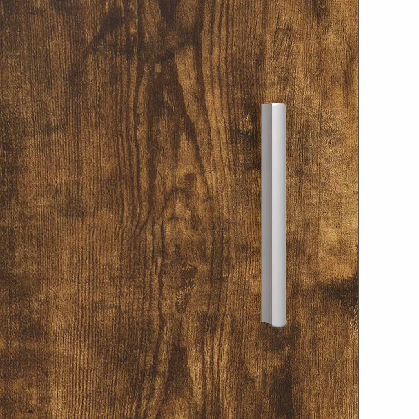 vidaXL Πλαϊνό γραφείο Καπνισμένο Ξύλο Δρυός 75 x 36 x 80 εκ