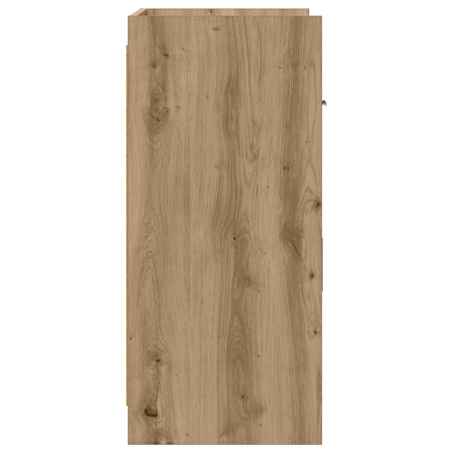 vidaXL Πλαϊνό γραφείο Artisan Δρυς 75 x 36 x 80 εκ Επεξεργασμένο Ξύλο