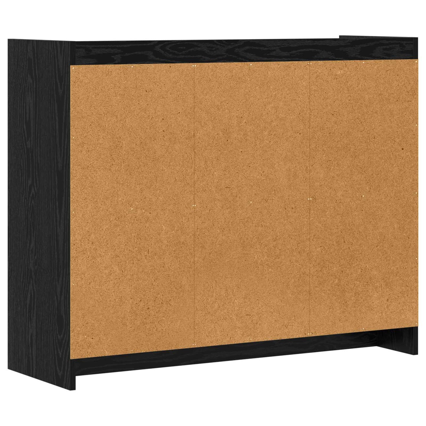 vidaXL Πλαϊνό γραφείο Μαύρη Δρυς 98,5 x 33 x 80 εκ Επεξεργασμένο Ξύλο