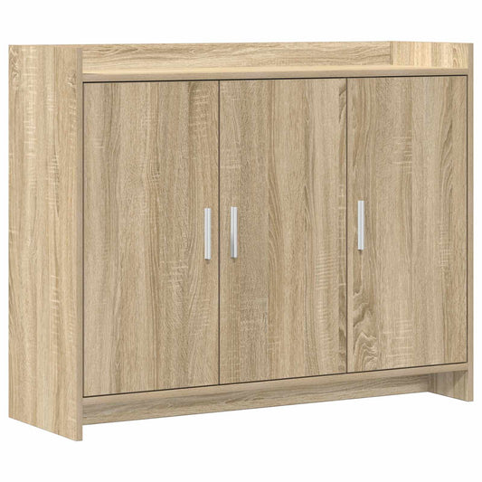 vidaXL Πλαϊνό γραφείο Sonoma Δρυς 98,5 x 33 x 80 εκ Επεξεργασμένο Ξύλο
