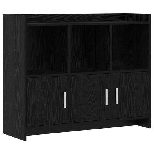 vidaXL Πλαϊνό γραφείο Μαύρη Δρυς 98,5 x 33 x 80 εκ Επεξεργασμένο Ξύλο