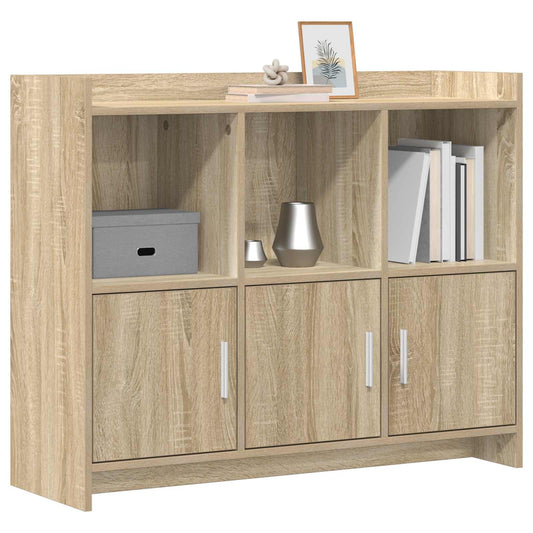 vidaXL Πλαϊνό γραφείο Sonoma Δρυς 98,5 x 33 x 80 εκ Επεξεργασμένο Ξύλο