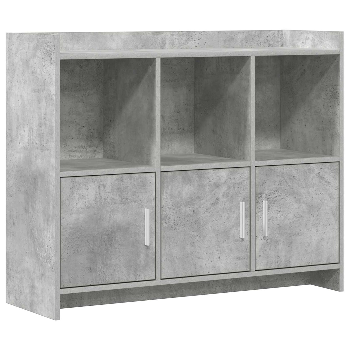 vidaXL Πλαϊνό γραφείο Γκρι Σκυροδέματος 98,5 x 33 x 80 εκ