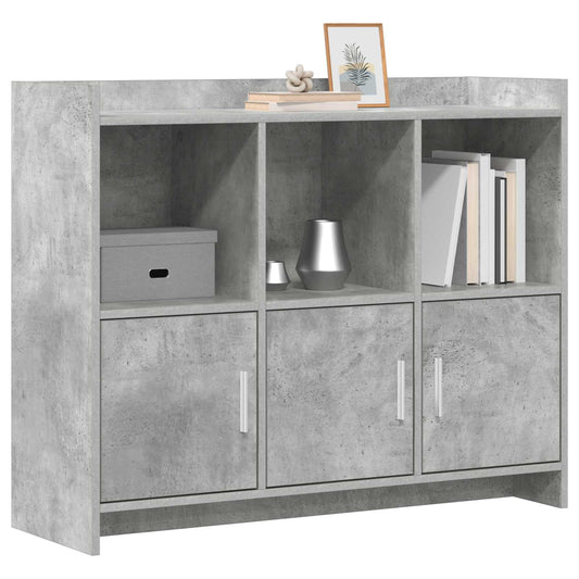 vidaXL Πλαϊνό γραφείο Γκρι Σκυροδέματος 98,5 x 33 x 80 εκ