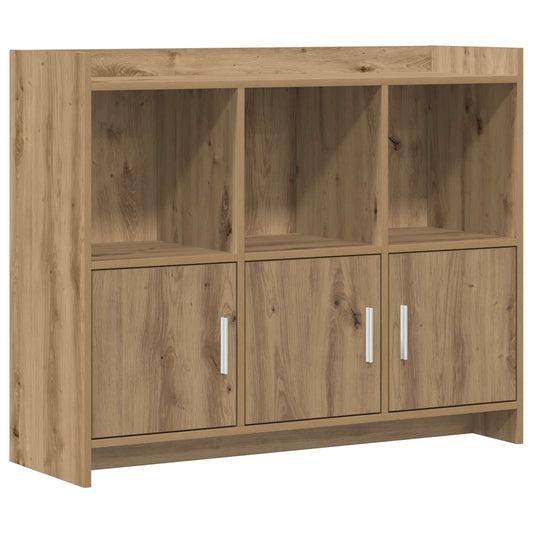 vidaXL Πλαϊνό γραφείο Artisan Δρυς 98,5 x 33 x 80 εκ