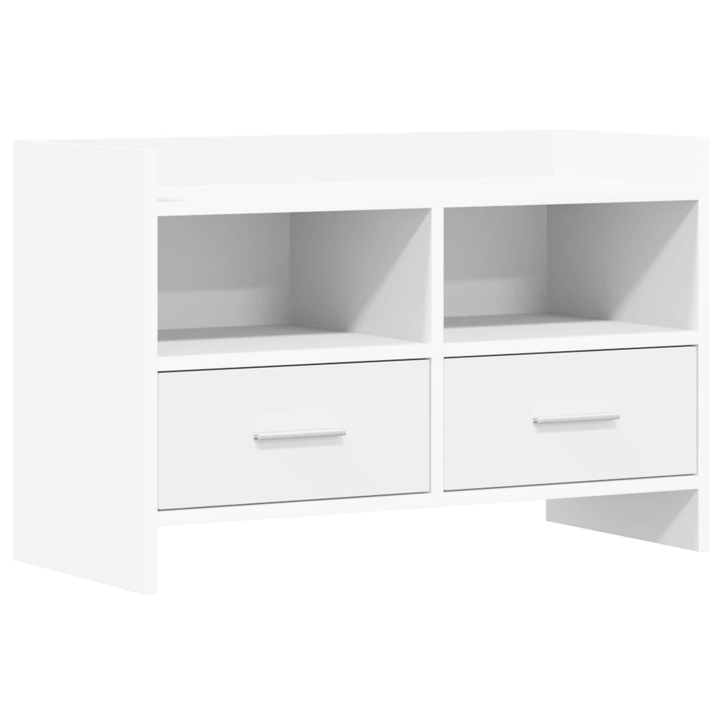 vidaXL Ντουλάπι TV 71,5 x 33 x 47 εκ. Λευκό Επεξεργασμένο Ξύλο