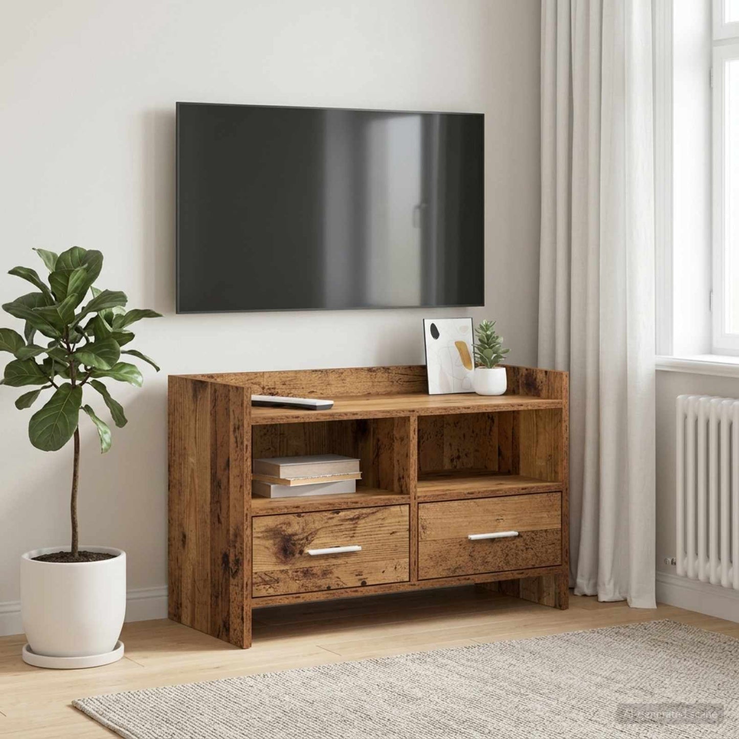 vidaXL Ντουλάπι TV 71,5 x 33 x 47 εκ. Παλαιωμένο ξύλο