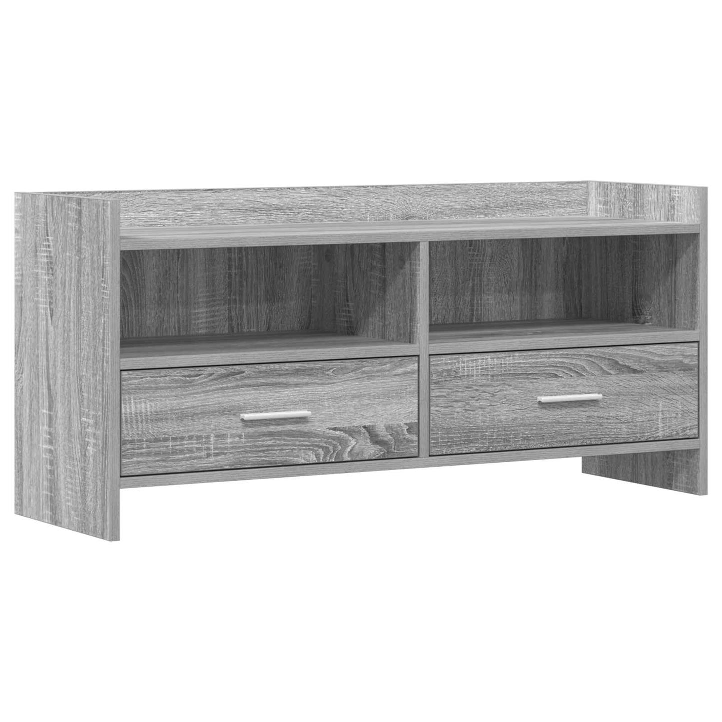vidaXL Ντουλάπι TV 100 x 33 x 47 εκ Γκρι Sonoma Επεξεργασμένο Ξύλο