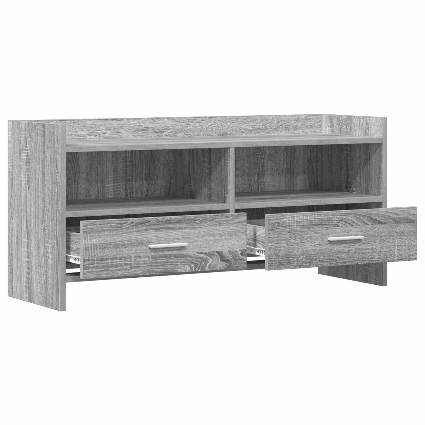 vidaXL Ντουλάπι TV 100 x 33 x 47 εκ Γκρι Sonoma Επεξεργασμένο Ξύλο