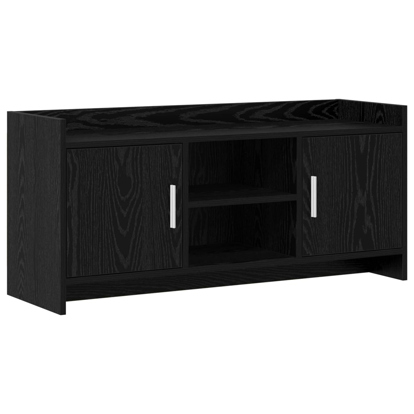 vidaXL Ντουλάπι TV 102 x 33 x 47 εκ Μαύρη Δρυς Επεξεργασμένο Ξύλο