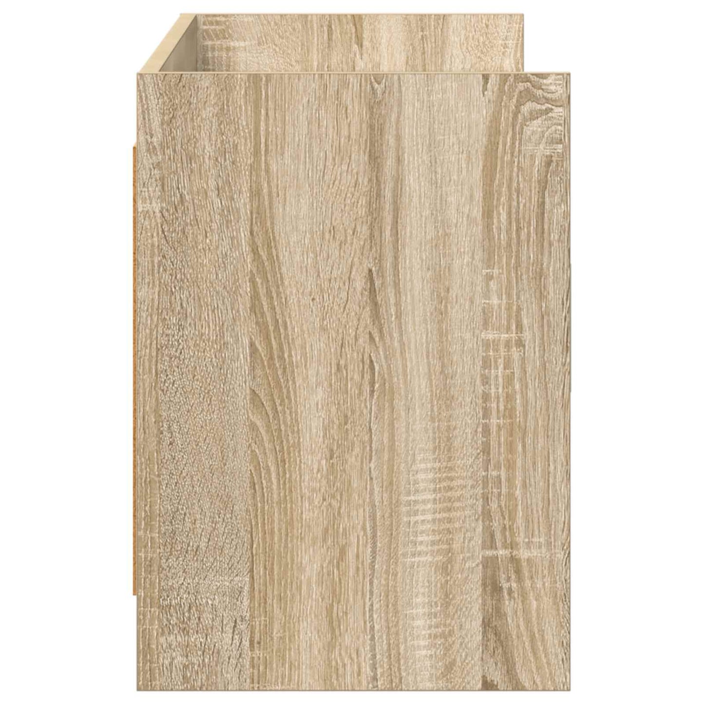 vidaXL Ντουλάπι TV 130 x 33 x 47 εκ Sonoma Δρυς Επεξεργασμένο Ξύλο