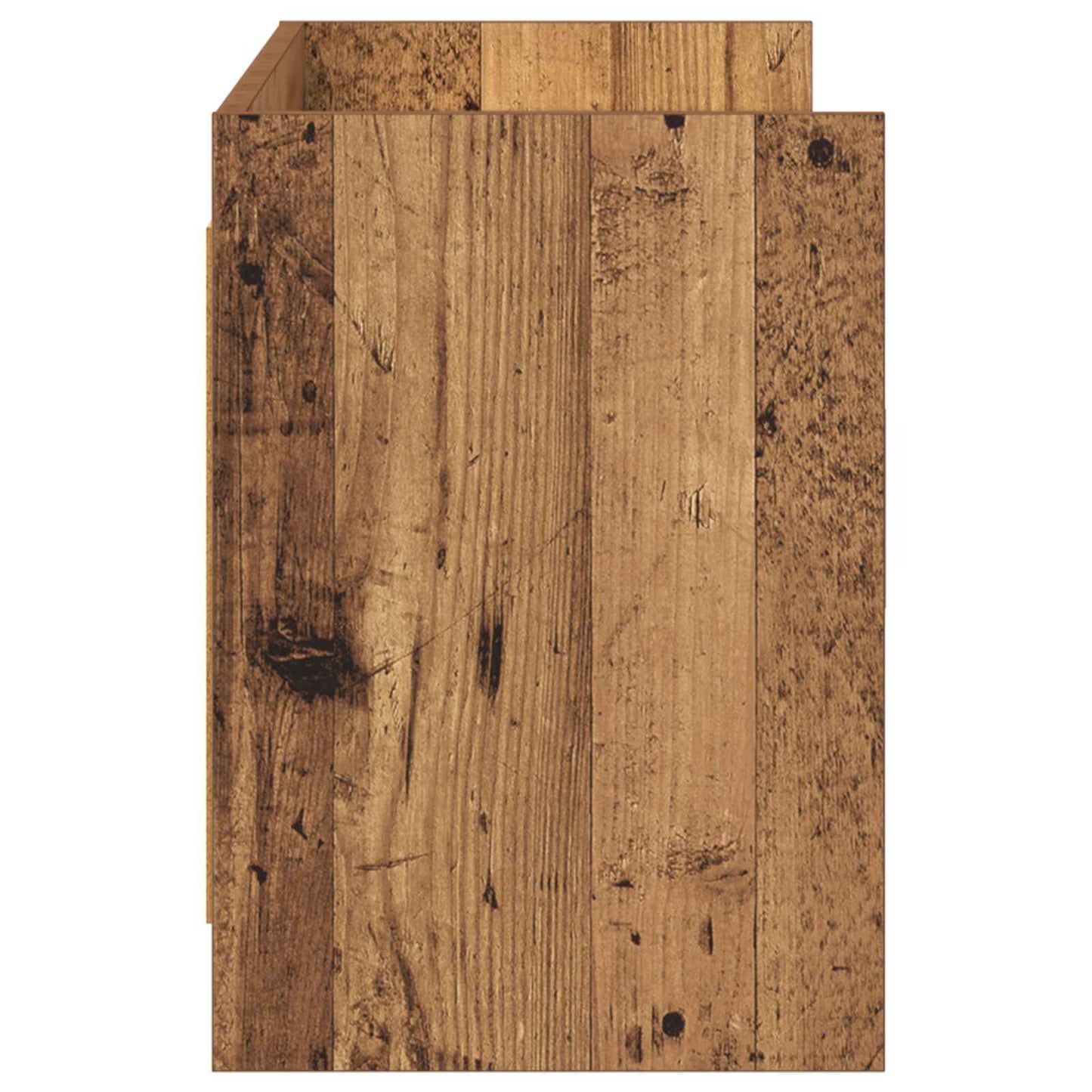 vidaXL Ντουλάπι TV 130 x 33 x 47 εκ Παλαιωμένο ξύλο Επεξεργασμένο Ξύλο
