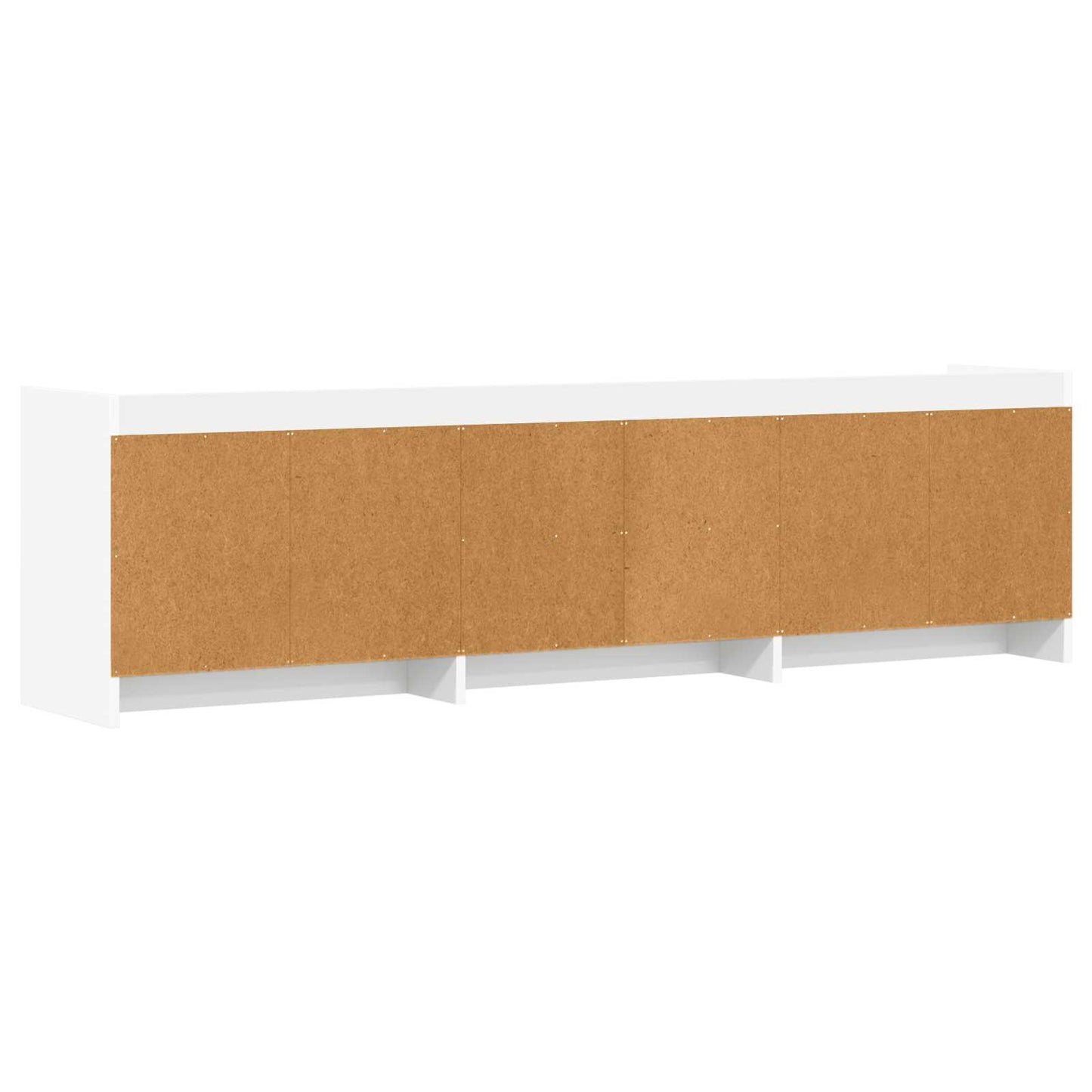 vidaXL Ντουλάπι TV 168 x 33 x 47 εκ. Λευκό Επεξεργασμένο Ξύλο