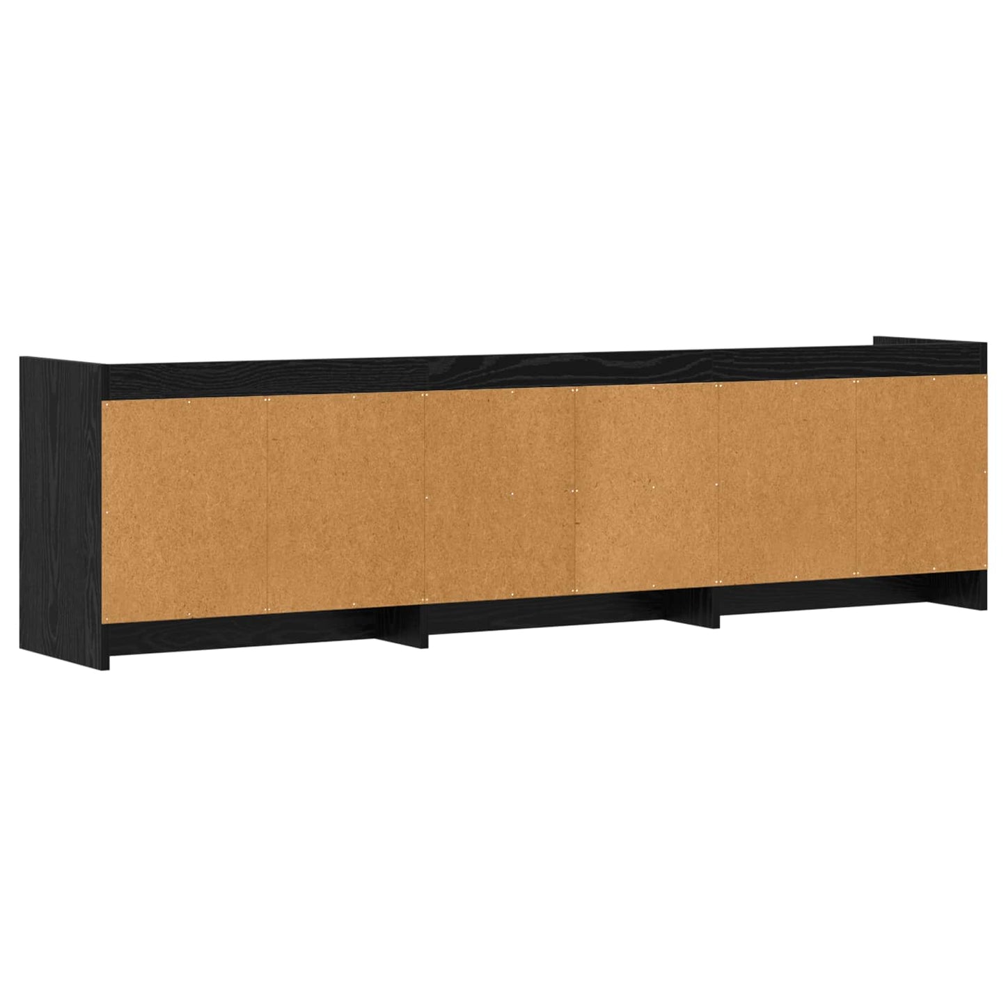 vidaXL Ντουλάπι TV 168 x 33 x 47 εκ. Μαύρη Δρυς Επεξεργασμένο Ξύλο