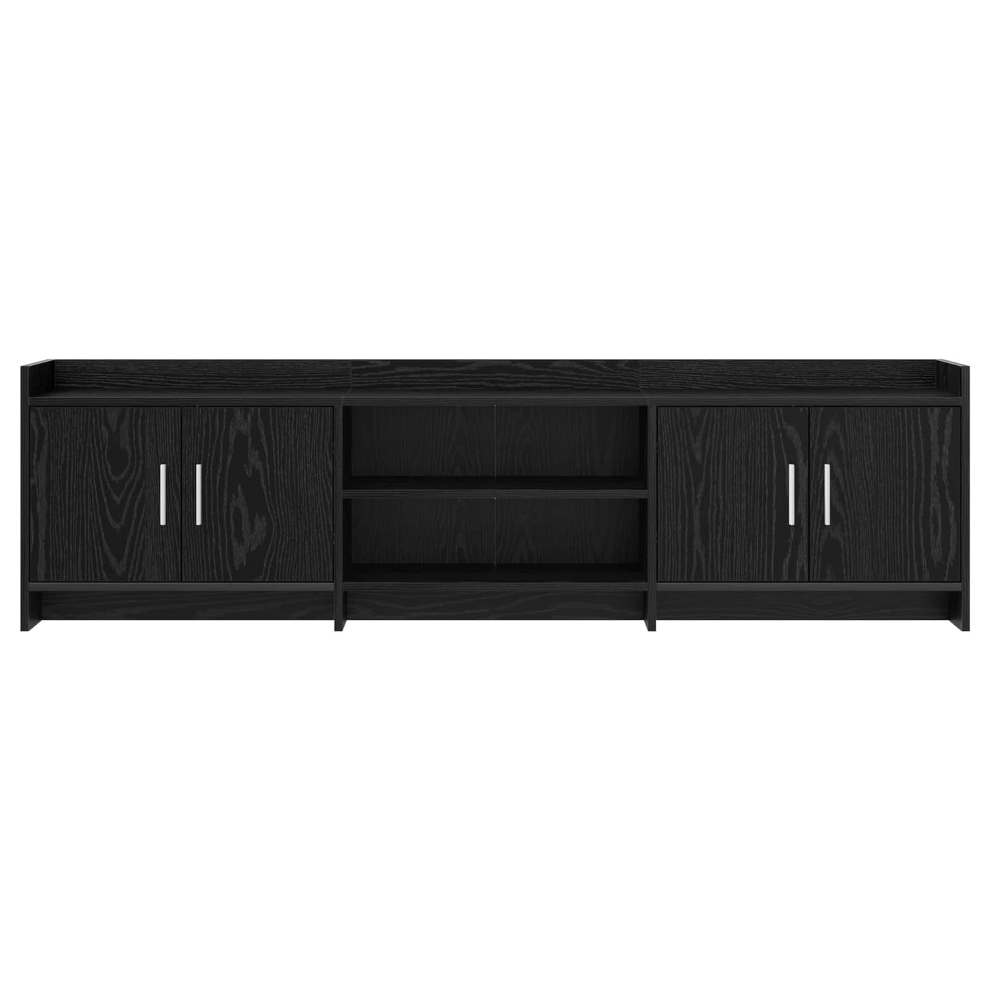 vidaXL Ντουλάπι TV 168 x 33 x 47 εκ. Μαύρη Δρυς Επεξεργασμένο Ξύλο