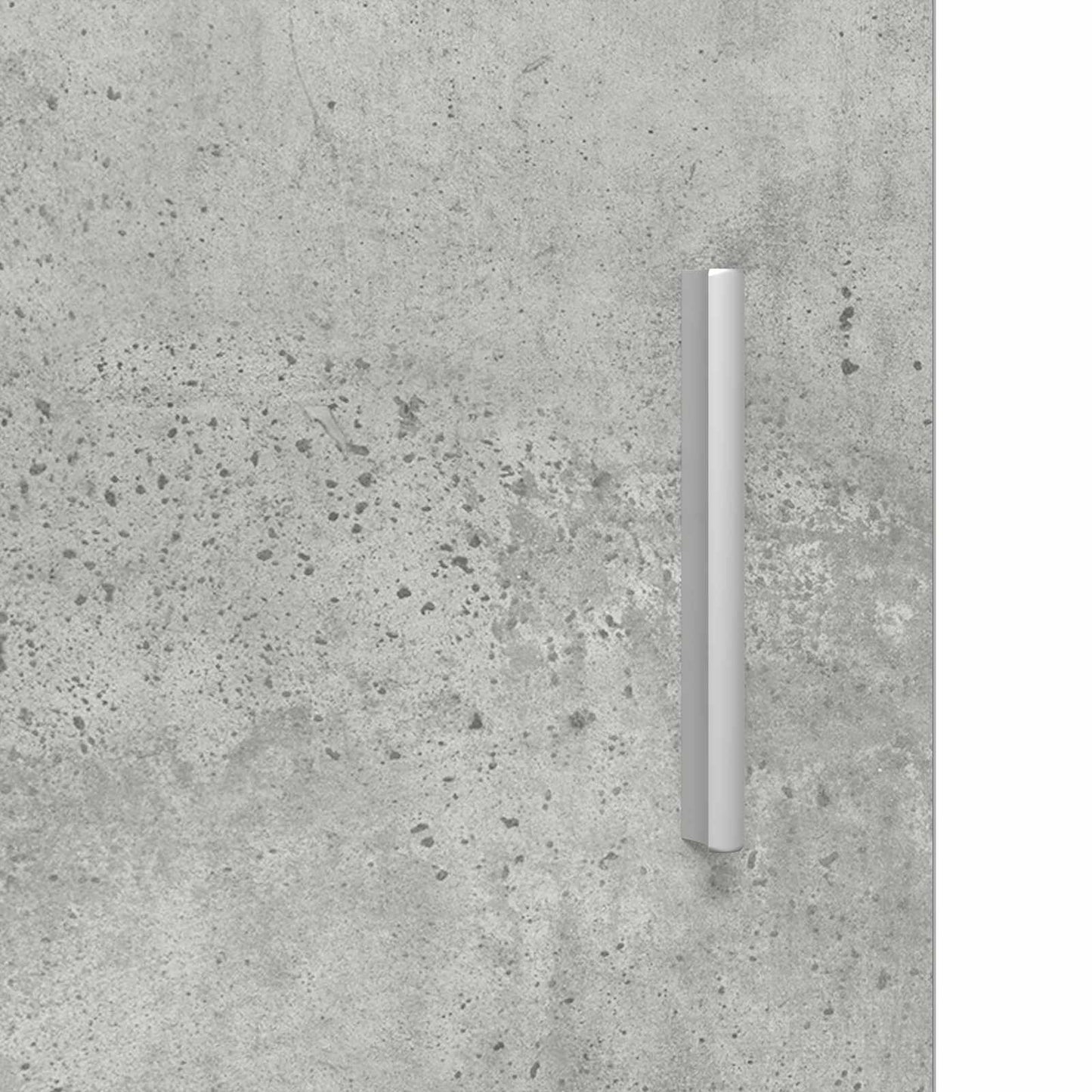 vidaXL Ντουλάπι TV 168 x 33 x 47 εκ. Γκρι Σκυροδέματος