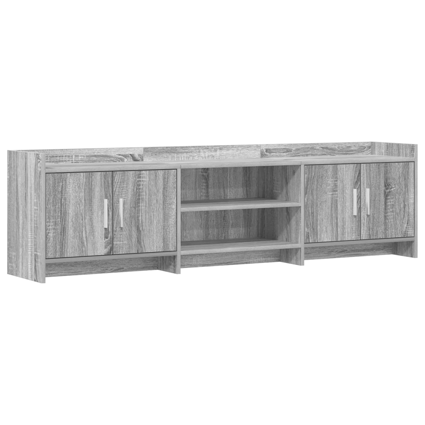 vidaXL Ντουλάπι TV 168 x 33 x 47 εκ. Γκρι Sonoma Επεξεργασμένο Ξύλο