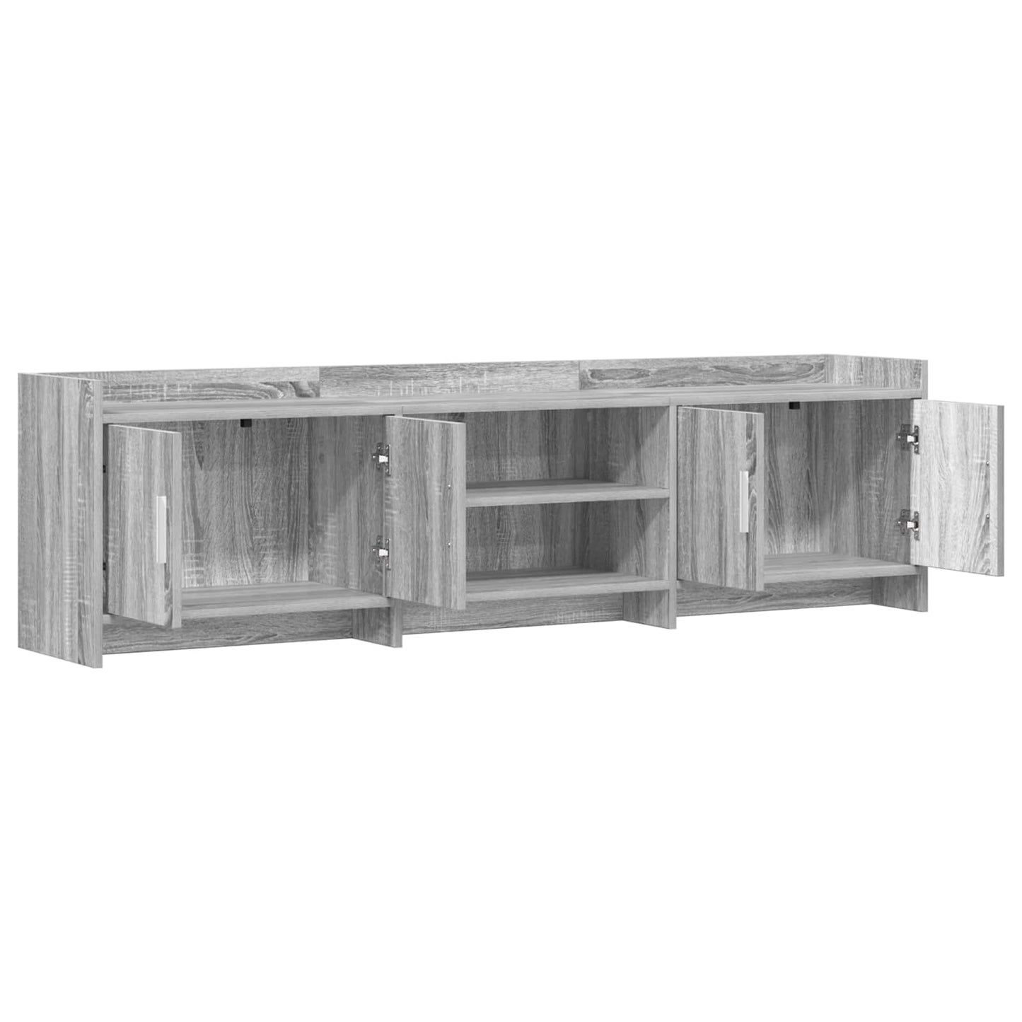 vidaXL Ντουλάπι TV 168 x 33 x 47 εκ. Γκρι Sonoma Επεξεργασμένο Ξύλο