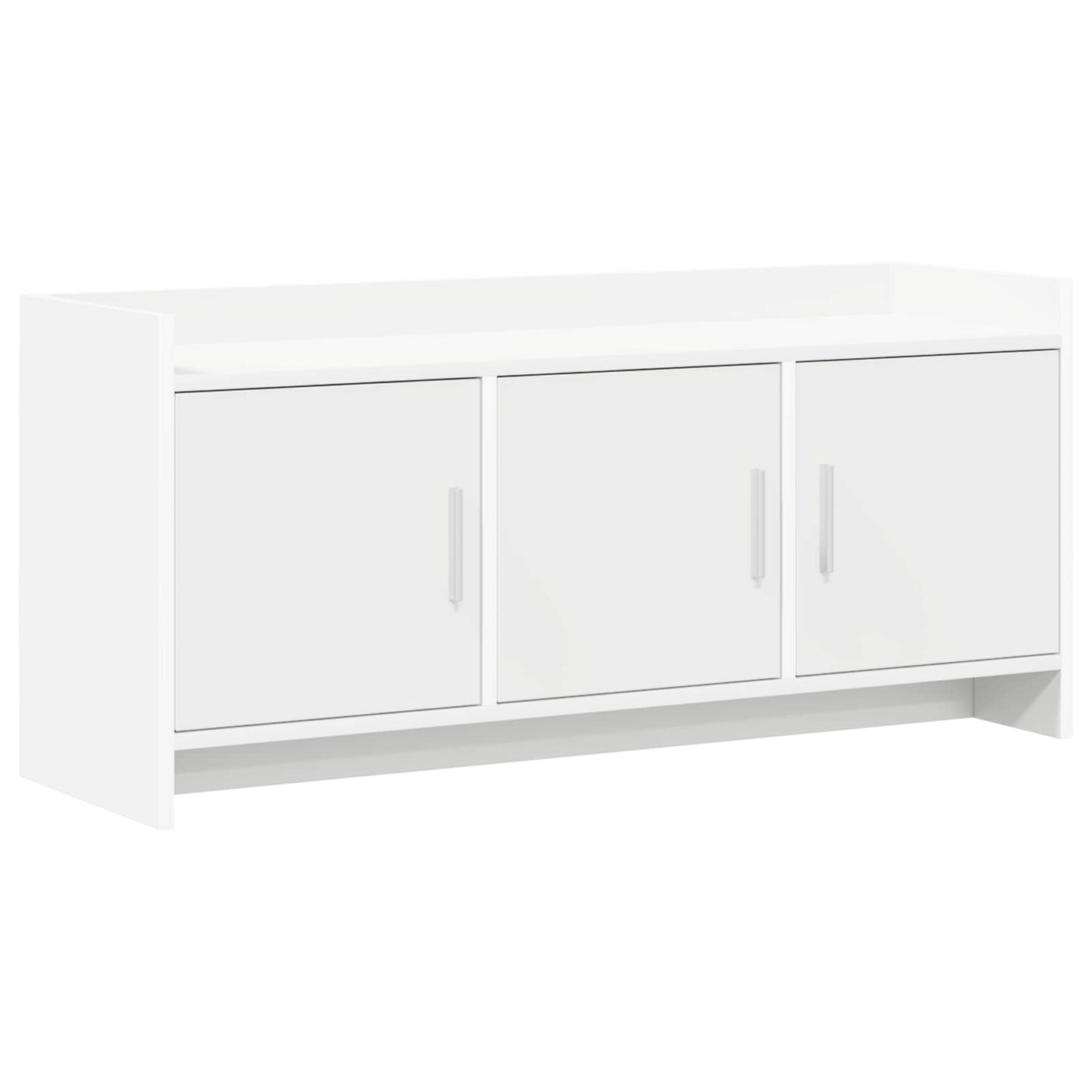 vidaXL Ντουλάπι TV 102 x 33 x 47 εκ Λευκό Επεξεργασμένο Ξύλο