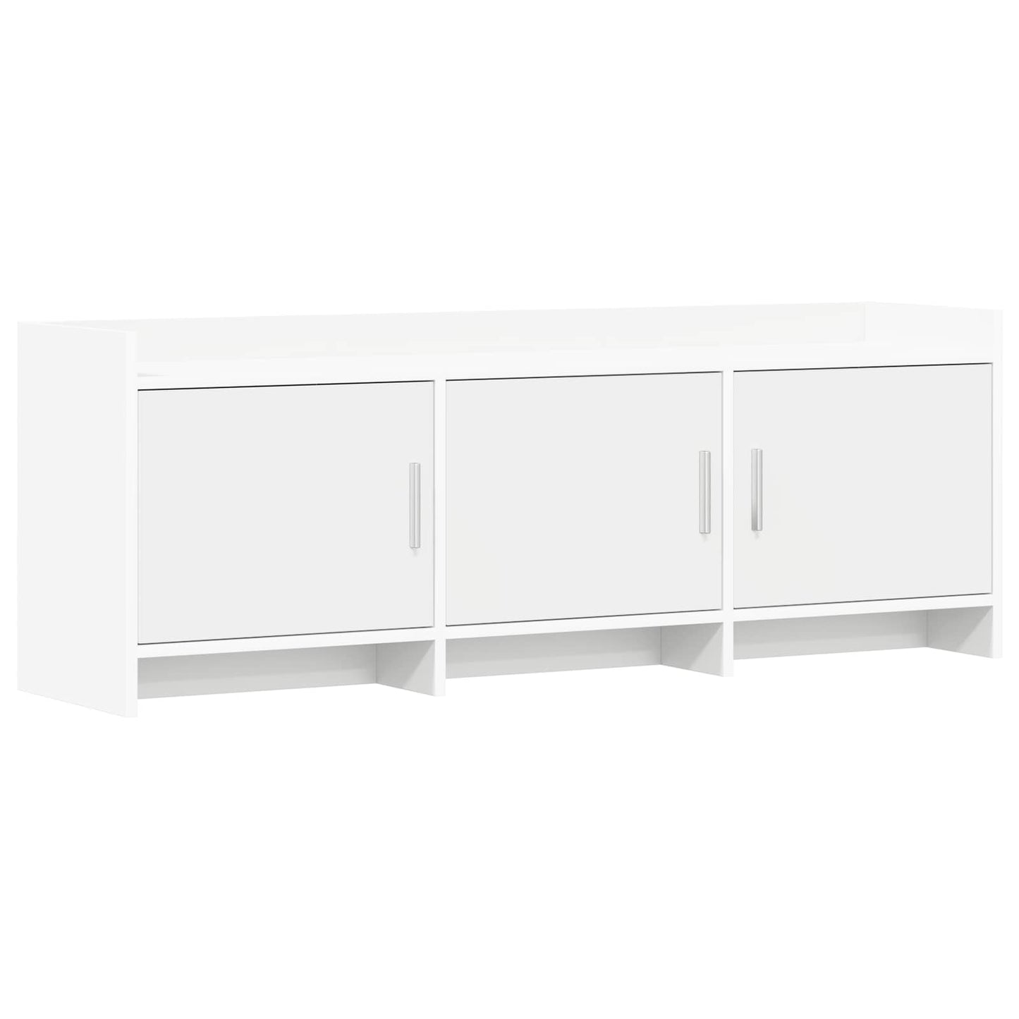 vidaXL Ντουλάπι TV 130 x 33 x 47 εκ Λευκό Επεξεργασμένο Ξύλο
