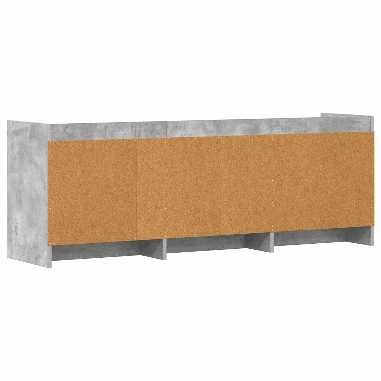 vidaXL Ντουλάπι TV 130 x 33 x 47 εκ Γκρι Σκυροδέματος