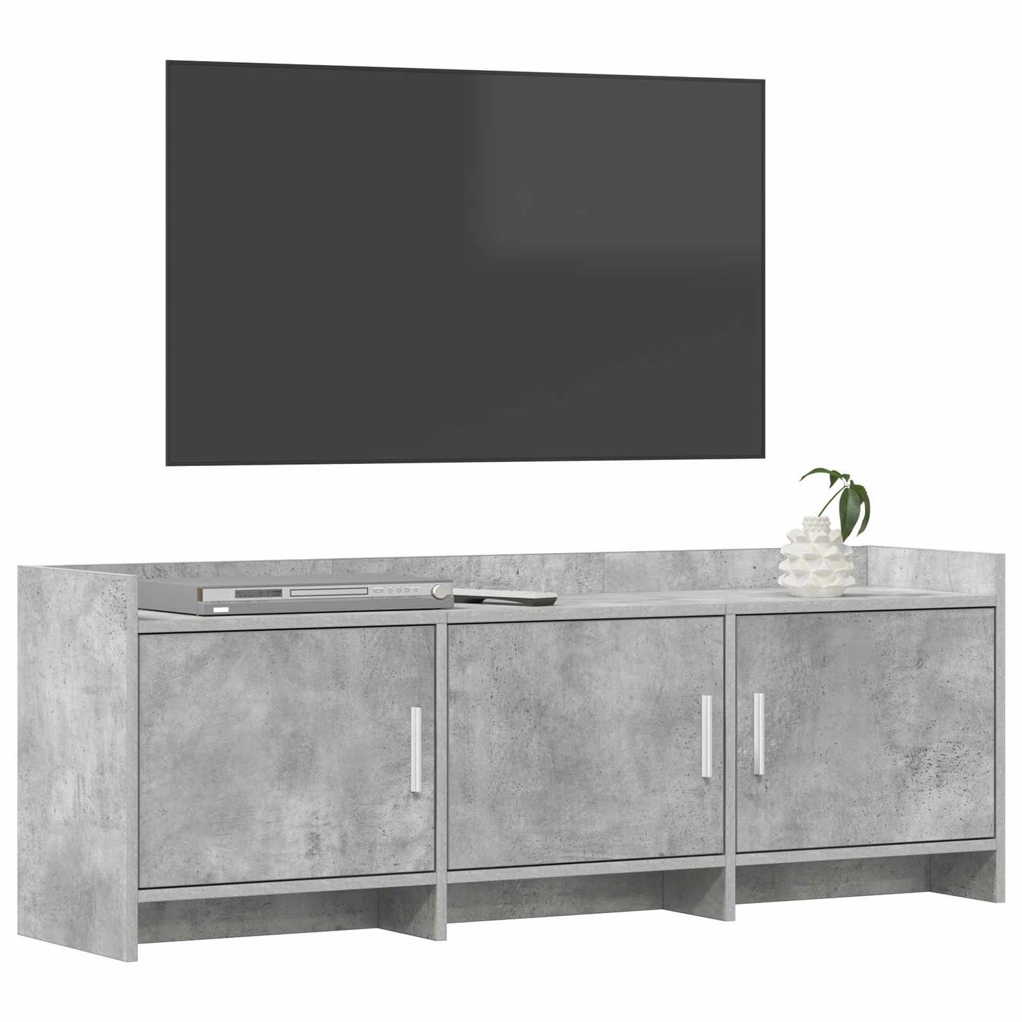 vidaXL Ντουλάπι TV 130 x 33 x 47 εκ Γκρι Σκυροδέματος