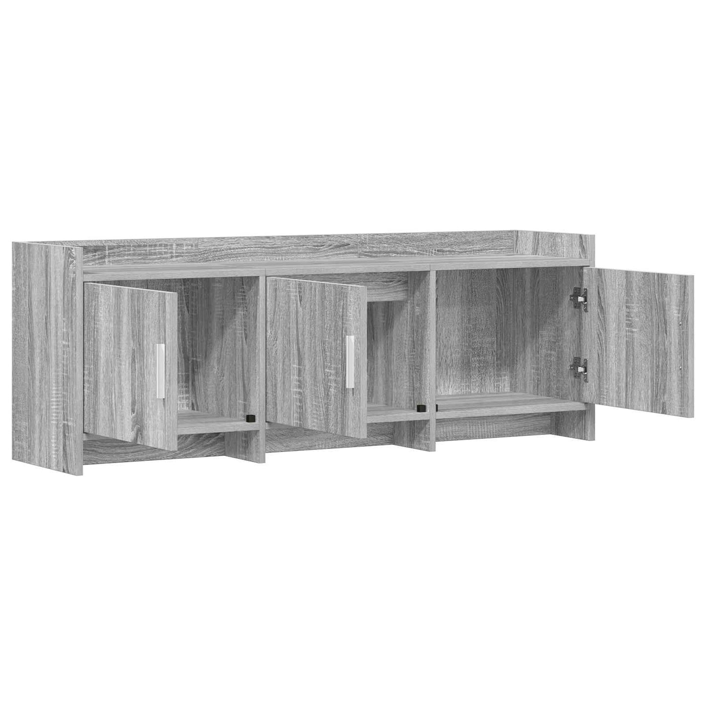 vidaXL Ντουλάπι TV 130 x 33 x 47 εκ Γκρι Sonoma Επεξεργασμένο Ξύλο
