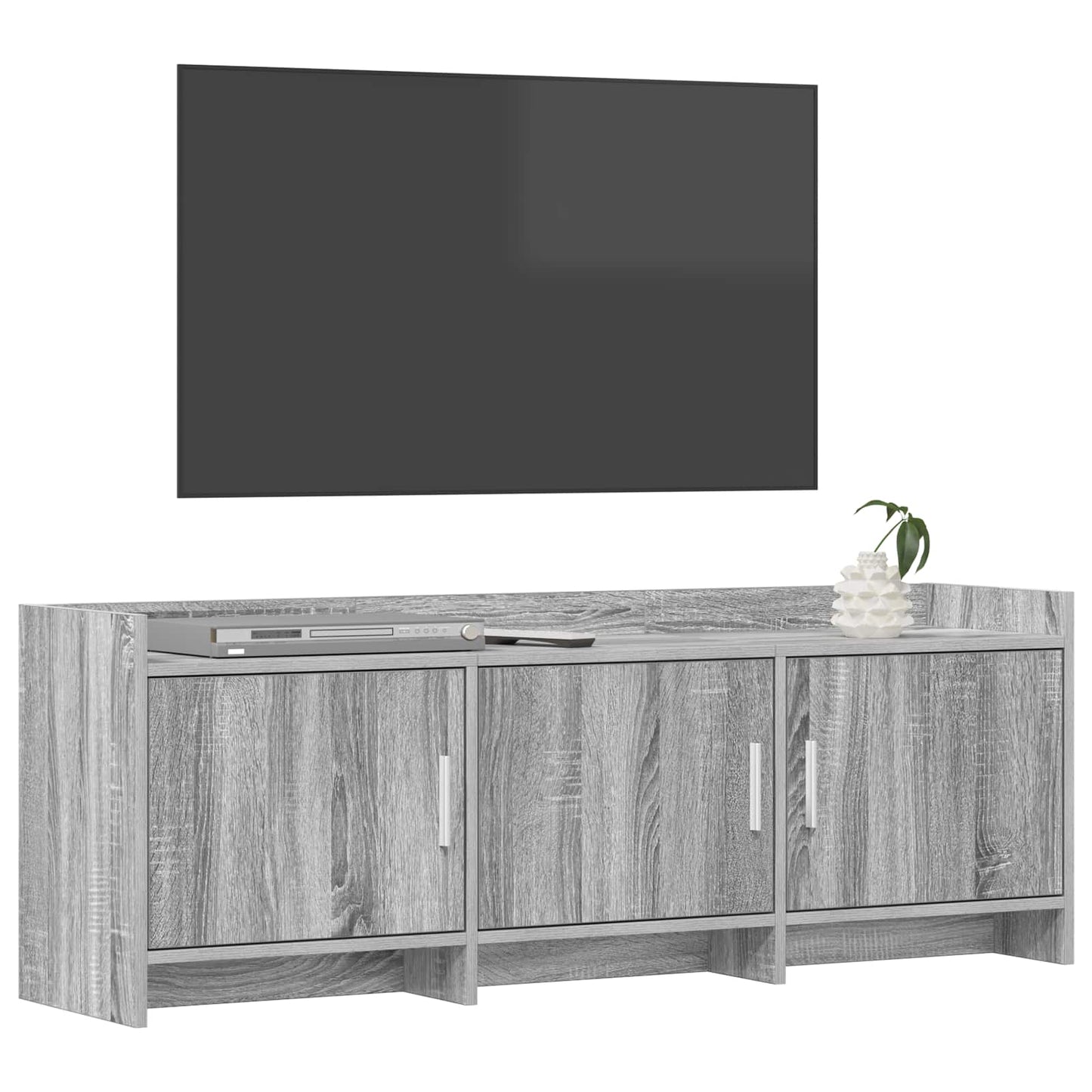 vidaXL Ντουλάπι TV 130 x 33 x 47 εκ Γκρι Sonoma Επεξεργασμένο Ξύλο