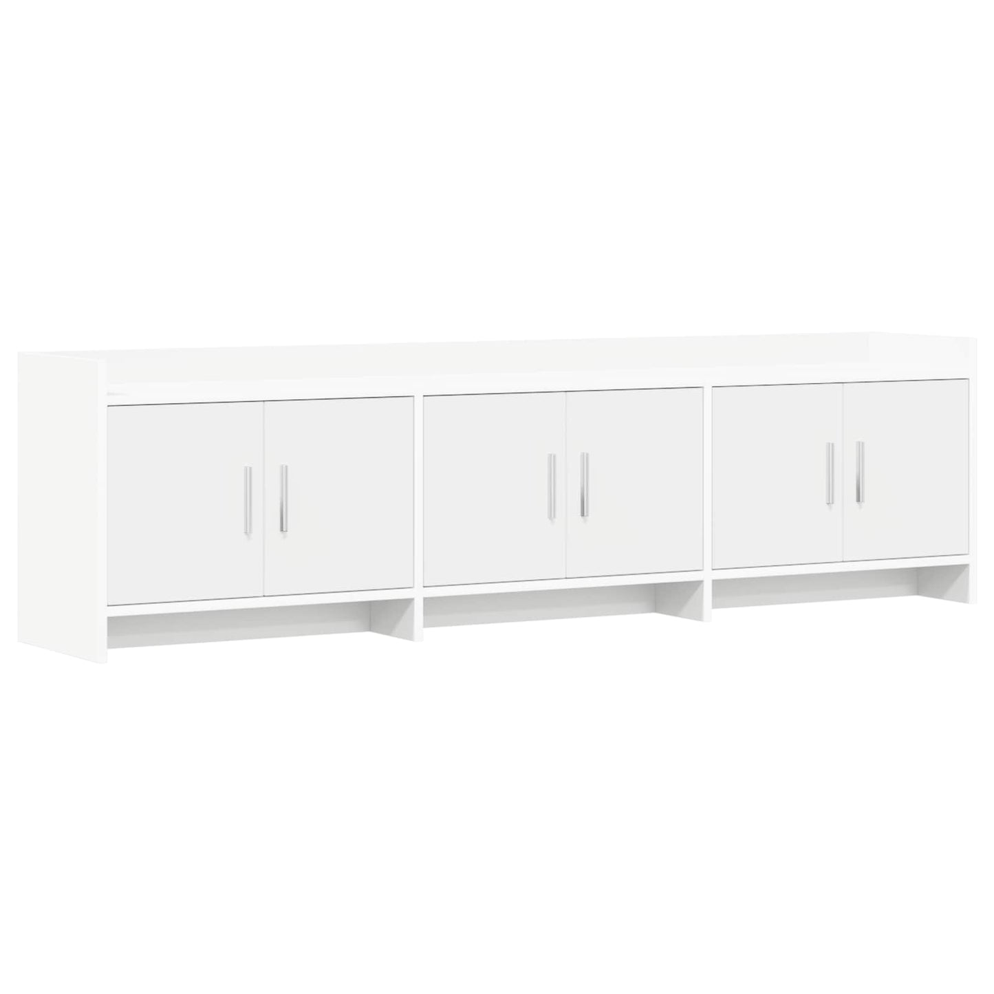 vidaXL Ντουλάπι TV 168 x 33 x 47 εκ. Λευκό Επεξεργασμένο Ξύλο