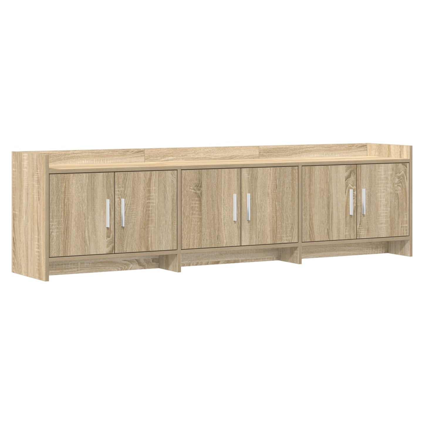 vidaXL Ντουλάπι TV 168 x 33 x 47 εκ. Sonoma Δρυς Επεξεργασμένο Ξύλο