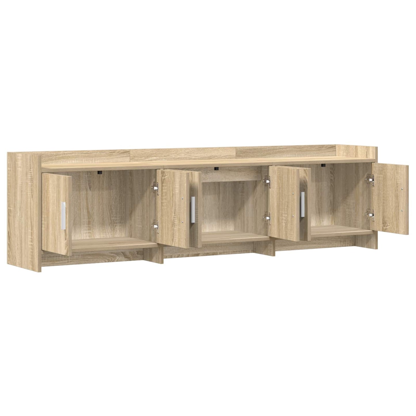 vidaXL Ντουλάπι TV 168 x 33 x 47 εκ. Sonoma Δρυς Επεξεργασμένο Ξύλο